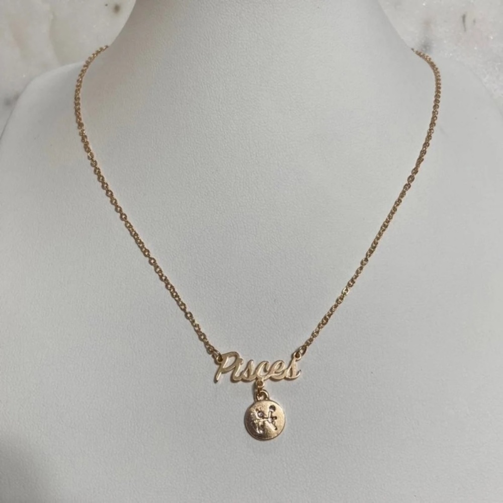 Pisces Zodiac Necklace